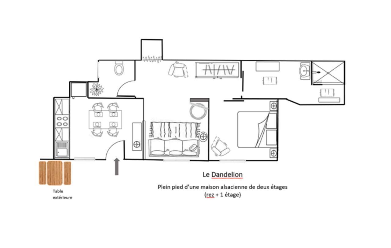 Le Dandelion, Charme Et Confort Apartment *